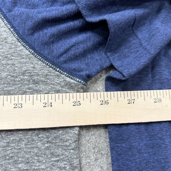 ALO Performance Hoodie Men 2XL Gray Blue Tri-Blend Lightweight Pullover - Picture 10 of 14